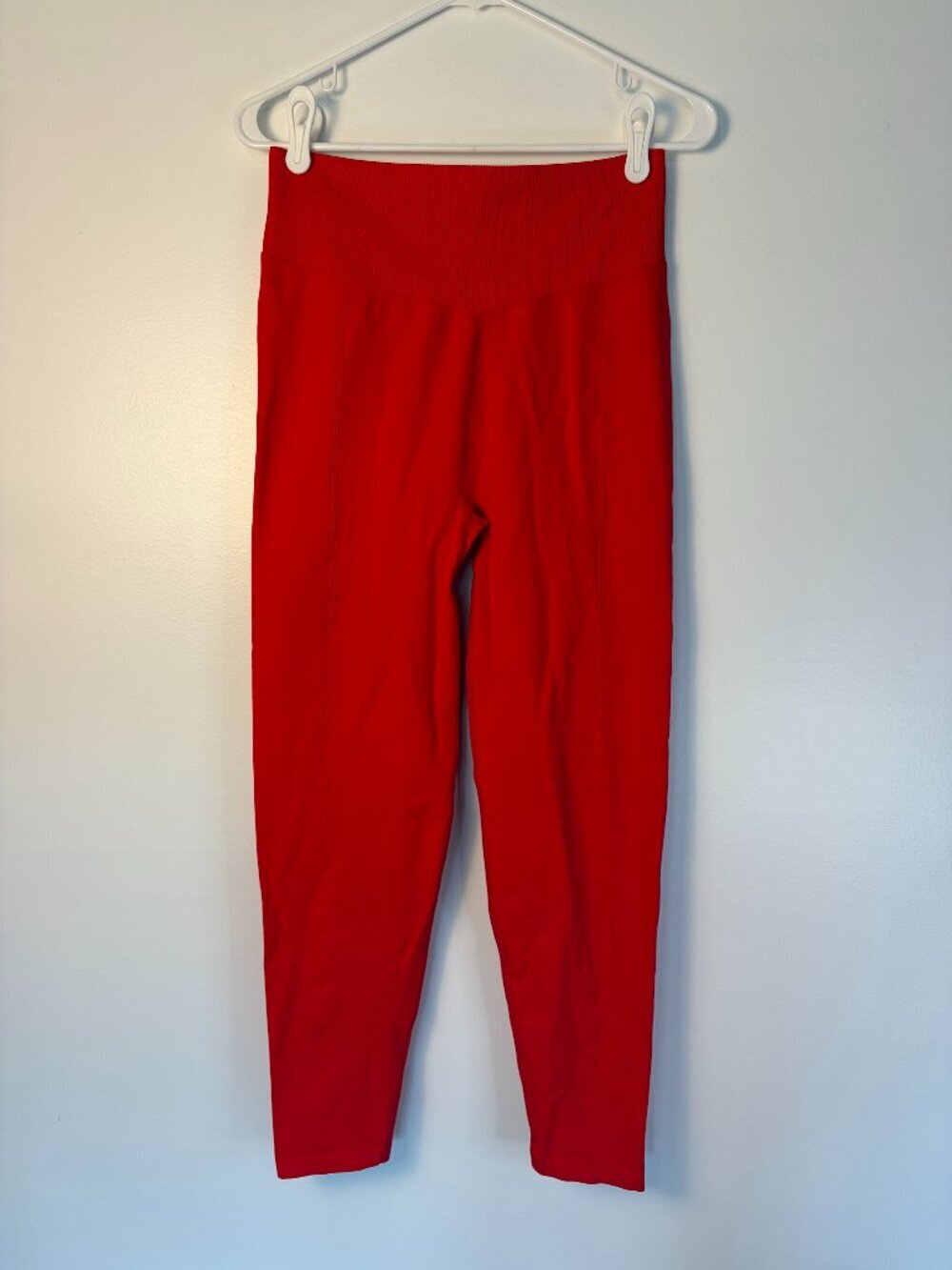 Pink Victoria Secret Red High Waist Workout Leggings